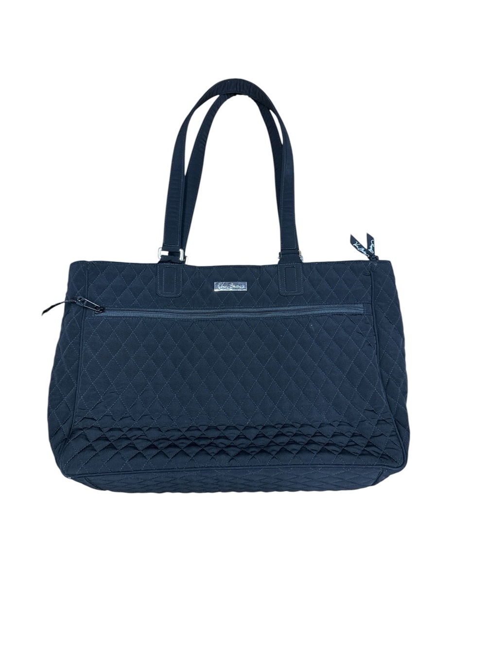 Vera Bradley Black Quilted Laptop Bag